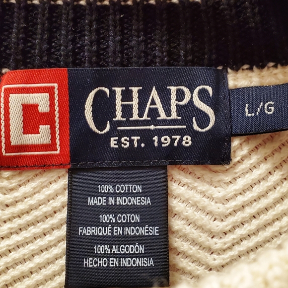Chaps Men's Sweater - Picture 3 of 3